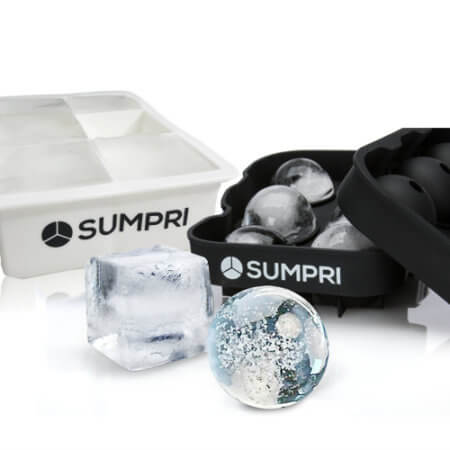 Main White - sumpri ice ball maker sphere mold cube whiskey 1A